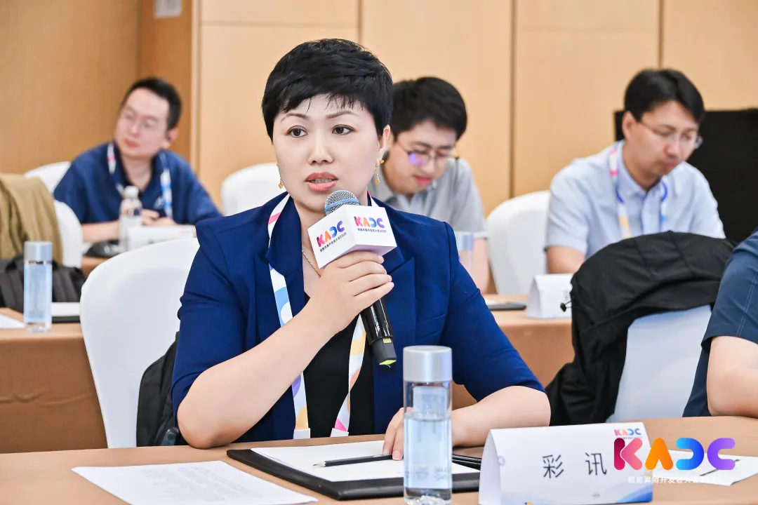 彩讯股份数字行业事业部副总经理 朱彩霞 现场交流